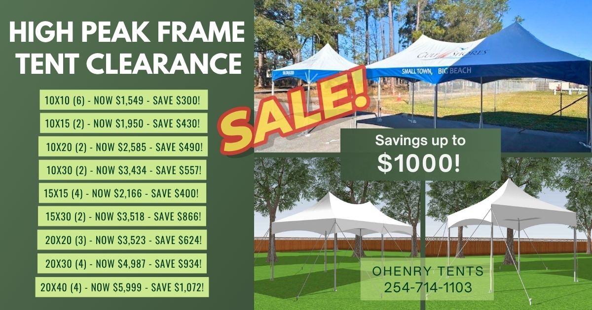 High Peak Frame Tent Sale
